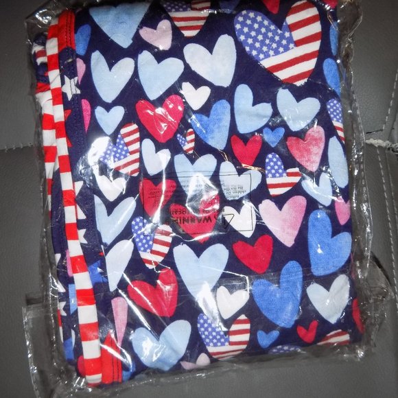 Posh Peanut Liberty & Red White Striped Patoo W/Washington Trim Error NEW